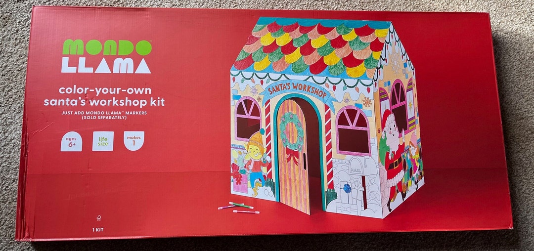 Mondo Llama Color Your Own Santa Kit Ages 6up Lifesize Add