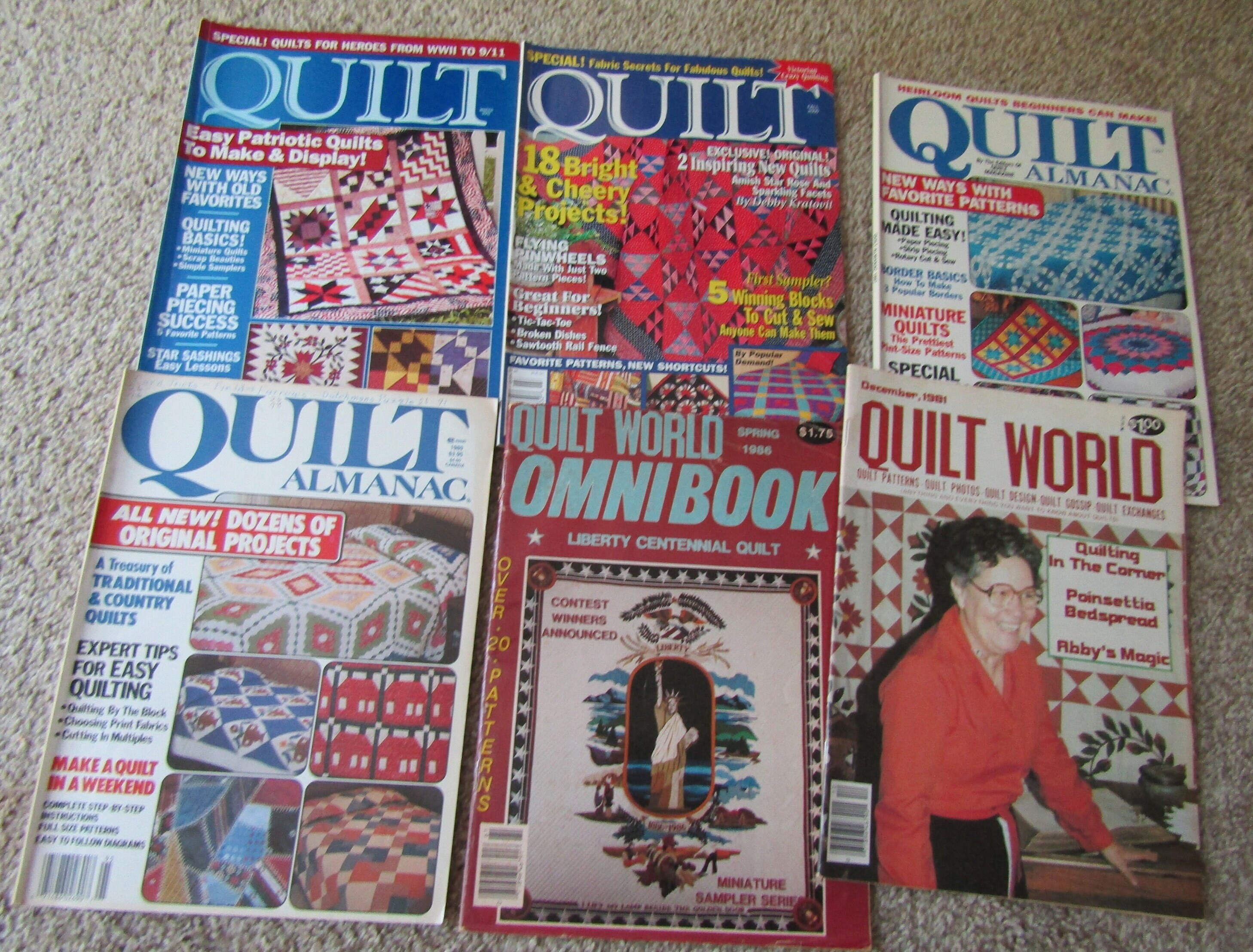 Lot of 30 Vintage Quilting Books Leaflets Quilt Magazines Crafts Patterns -  Helia Beer Co