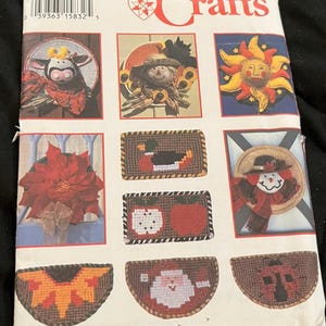 Simplicity Crafts Pattern 9129, Decorative Hats and Door Mats, Uncut