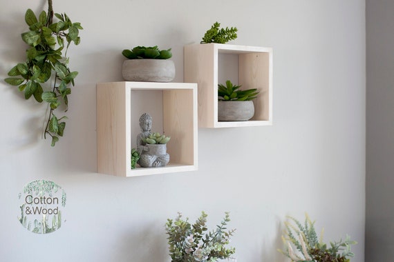Wall shelf square deals