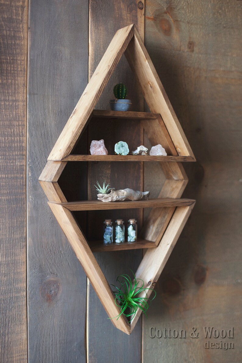 3D Floating Shelf 3in1 3 Pc 1 Hexagon & 2 Triangles . Solid Etsy Canada