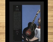Gretsch Artist 150 Electric Guitar Print Ad - Music Art - Rare Music Poster - Guitar Collector Gift Art - Man Cave Wall Art