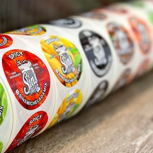 Circle Labels on a Roll with Your Logo or Image | Waterproof and Oilproof image 11