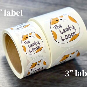 Circle Labels on a Roll with Your Logo or Image | Waterproof and Oilproof image 5