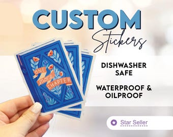 Stickers | Vinyl, Die Cut | Waterproof & Dishwasher Safe