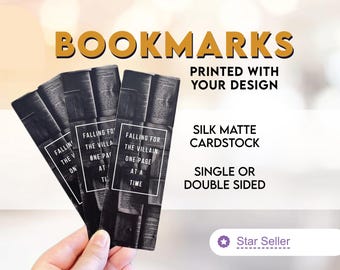 Bookmarks Customized with your Design | Single or Double Sided
