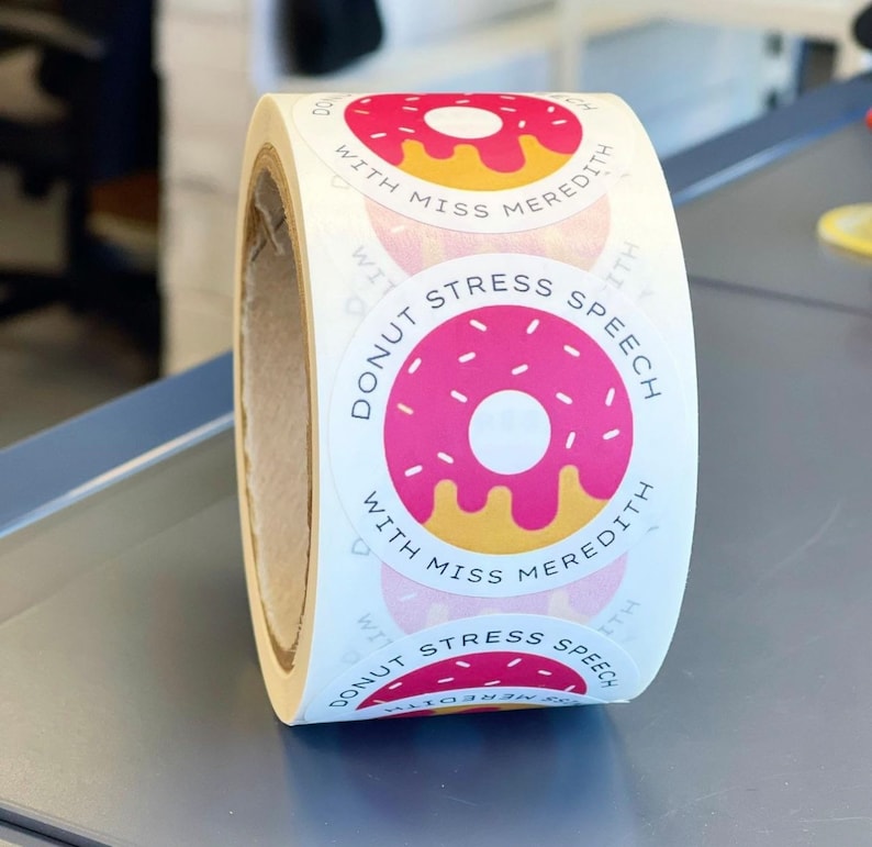 Circle Labels on a Roll with Your Logo or Image | Waterproof and Oilproof image 15