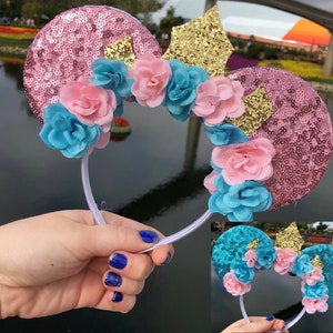 Make It Pink Make It Blue Ears, Aurora Ears, Sleeping Beauty Ears, Princess Mouse Ears, Aurora Mouse Ears, Princess Ears, Briar Rose Ears