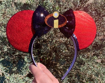 The Incredibles Ears, Incredibles Mouse Ears, Pixar Mouse Ears, Pixar Ears, Incredicoaster, Incredibles Mickey Ears, Incredibles Minnie Ears