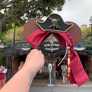 Pirates of the Caribbean Mouse Ears, Pirates of the Caribbean Ears, Pirates Life for Me, Pirate Mouse Ears, Pirate Mickey Ears