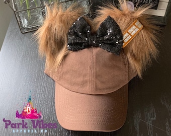Chewbacca Mouse Ears Hat, Chewbacca Mouse Ears, Chewbacca Hat, Chewbacca Ear Hat, Star Wars Hat