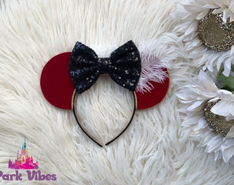 Captain Hook Ears, Captain Hook Mouse Ears, Peter Pan Mouse Ears, Villain Mouse Ears, Villain Ears, Neverland Ears, Hook Mouse Ears