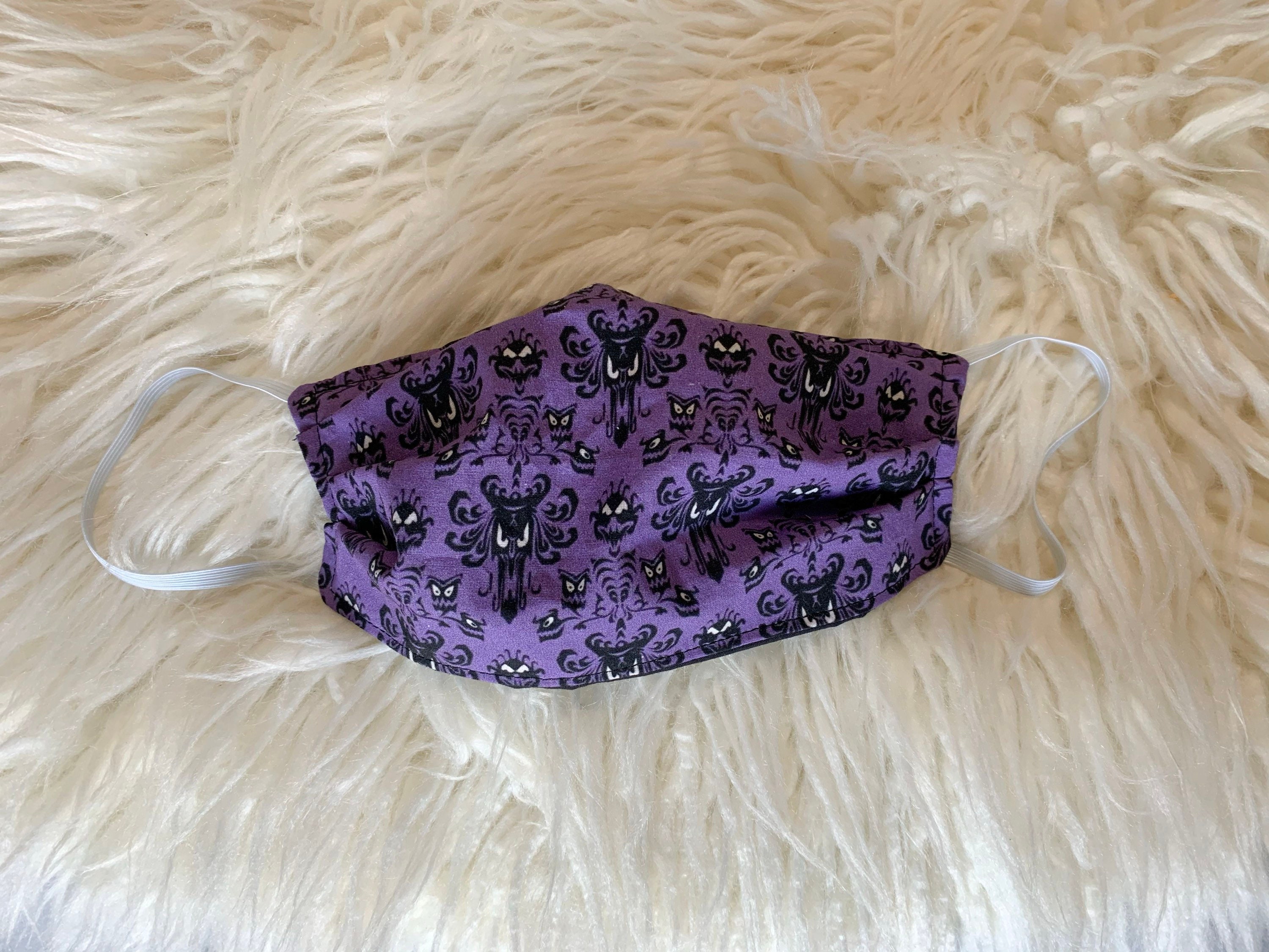 Haunted Mansion Face Mask, Haunted Mansion Mask, Face Mask, Cotton Fa…