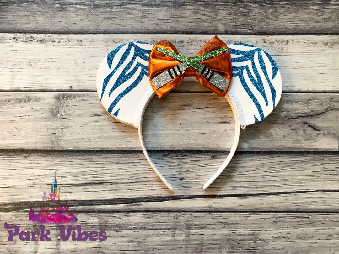 Ahsoka Tano Mouse Ears, Ahsoka Tano Ears, Star Wars Mouse Ears, Star Wars Ears, Ahsoka Tano