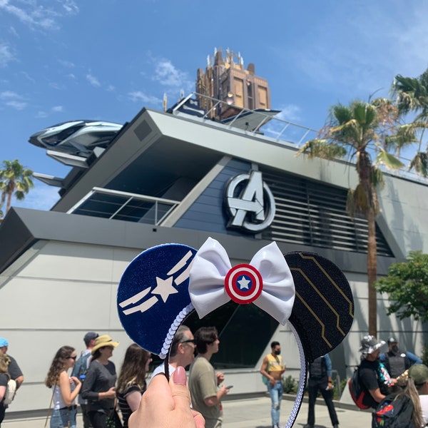 Captain America and The Winter Soldier Mouse Ears, The Falcon and The Winter Soldier Ears, Sam Wilson Ears, Sam Wilson Captain America