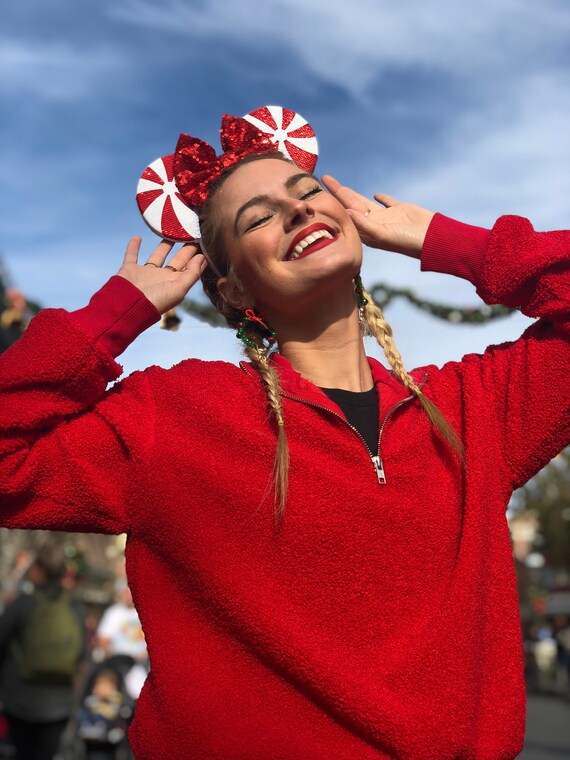 Peppermint Ears, Peppermint Mouse Ears, Christmas Mouse Ears  display picture 3
