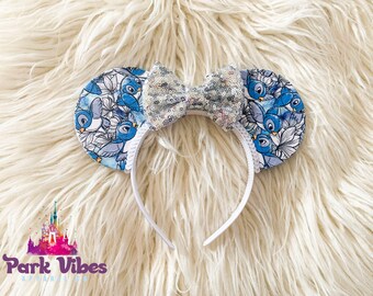 Cinderella Mouse Ears, Cinderella Ears, Princess Mouse Ears, Cinderella Birds Mouse Ears, Cinderella Birds Ears