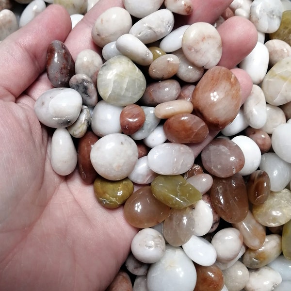 Lot de QUARTZ authentique, Couleur mélangées, PIerre précieuse pour énergie