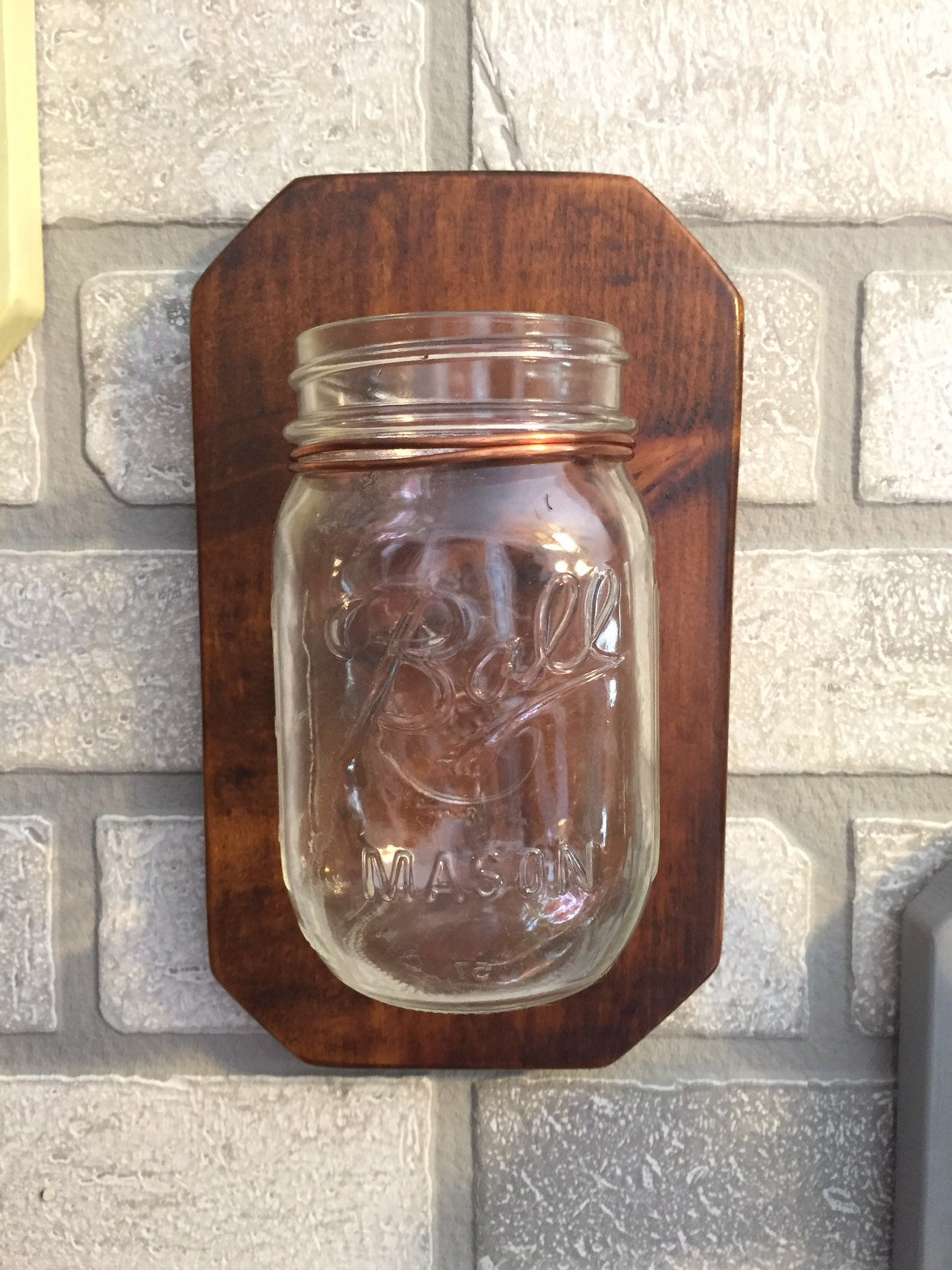 Mason jar sconces Etsy