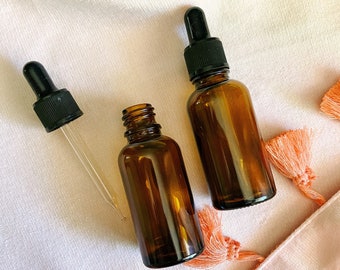 Download Amber Glass Dropper Bottle Etsy