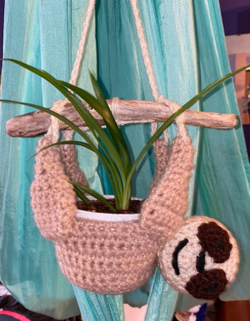 Sloth Planter Crochet Pattern - Etsy