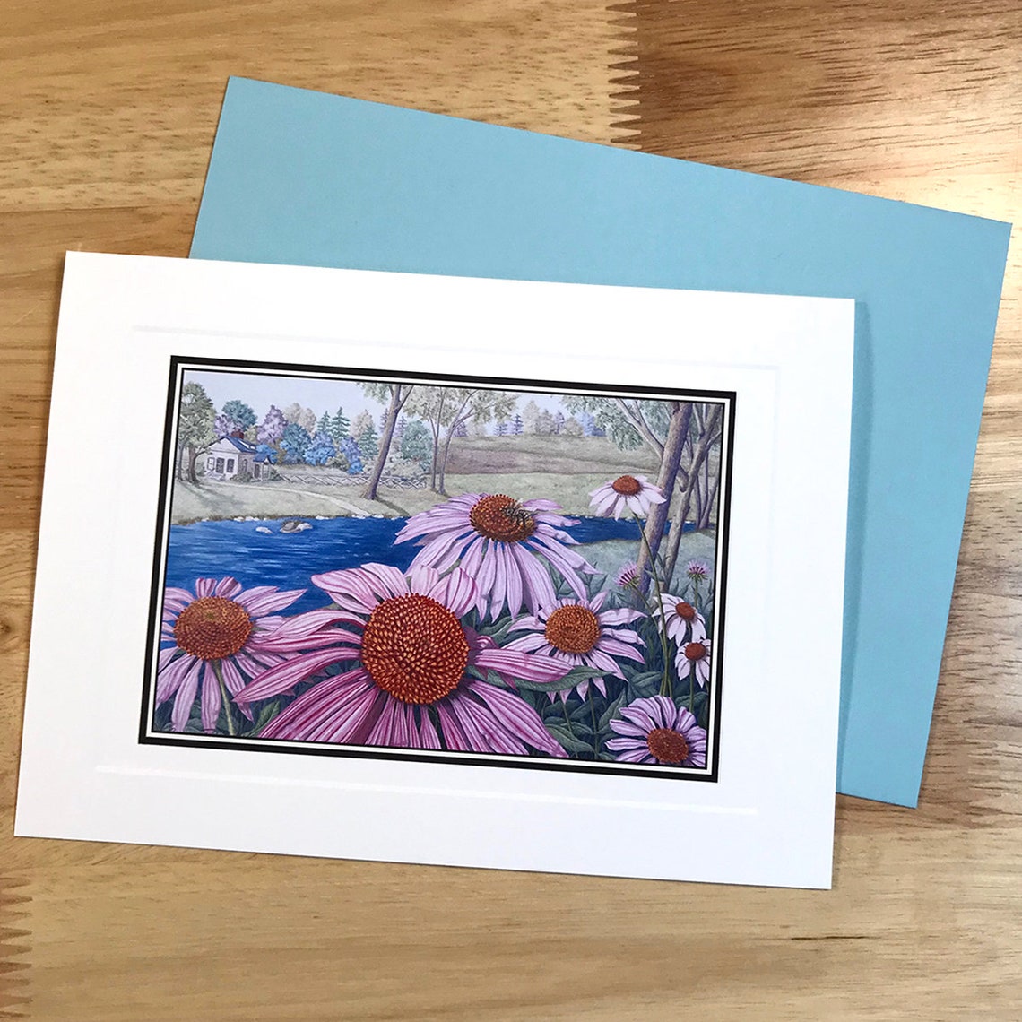 4 Scenic Notecards Greeting Cards Blank Inside Art Cards Etsy