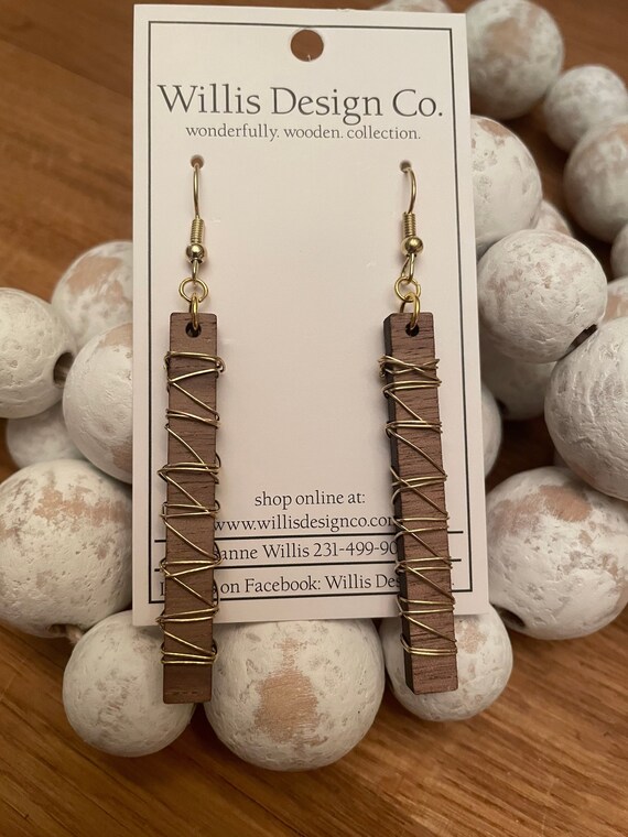 Twisted Sister Walnut Wrapped in Gold 