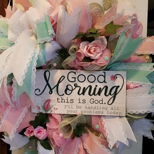 Good Morning, This is God