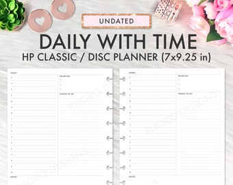 Classic Happy Planner Inserts, Happy Planner Inserts Printable, Happy Planner Daily Pages, Happy Planner Daily Insert, Happy Planner Classic