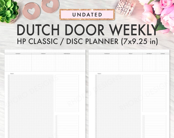 Editable BIG Happy Planner Vertical Inserts, Printable Weekly Planner ...