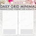 Franklin Covey Compact Inserts Printable, Daily Grid Printable ...