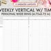Personal Wide Inserts Personal Wide Planner Printable - Etsy