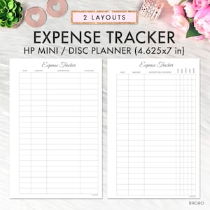 MINI HAPPY PLANNER Inserts Printable, Expense Tracker Printables, Happy Planner Mini Printables, Mini Happy Planner Refill Inserts Printable