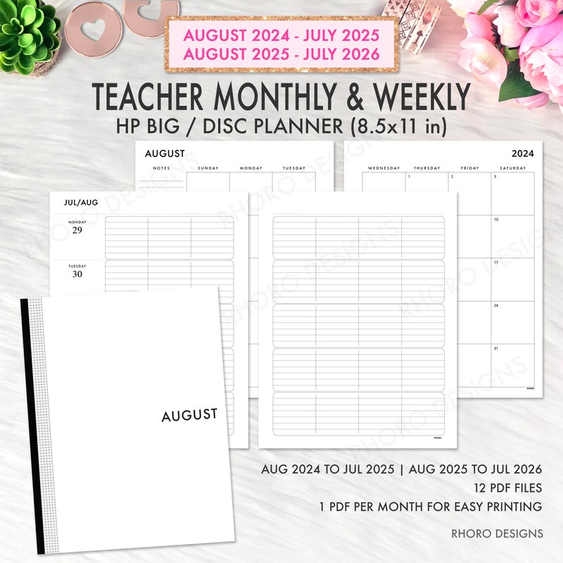 Teacher Planner - Etsy