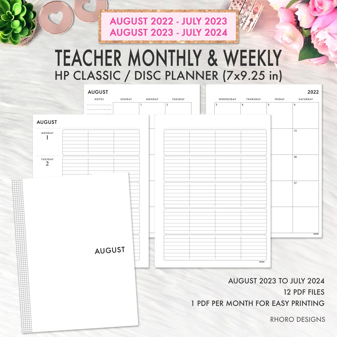 Happy Planner Student Inserts Printable Happy Planner Classic Etsy