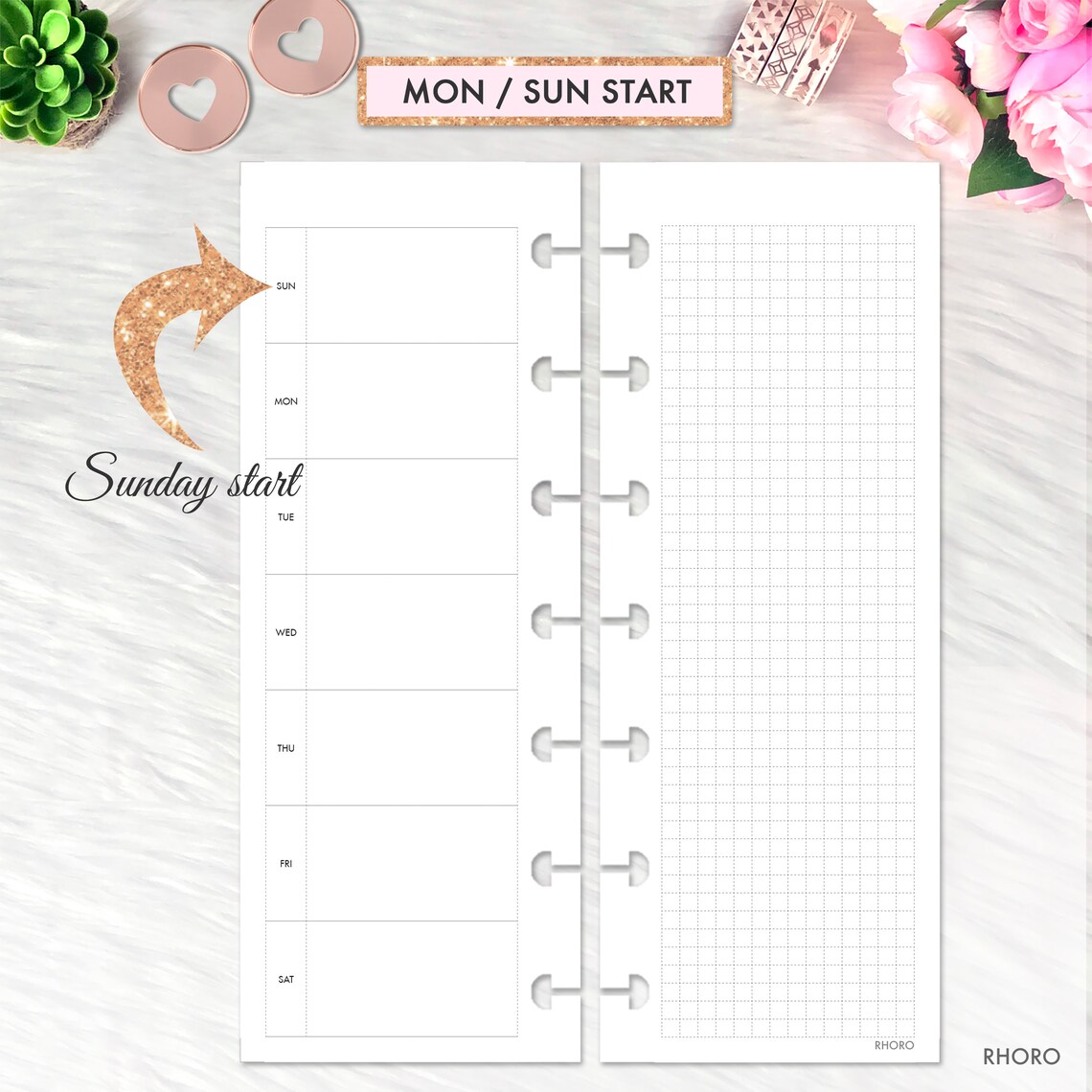 SKINNY MINI Happy Planner Inserts Happy Planner Skinny Mini Etsy