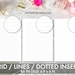 B6 TN Inserts Printable Grid, Lines, Dotted Grid Set, Printable B6 TN ...