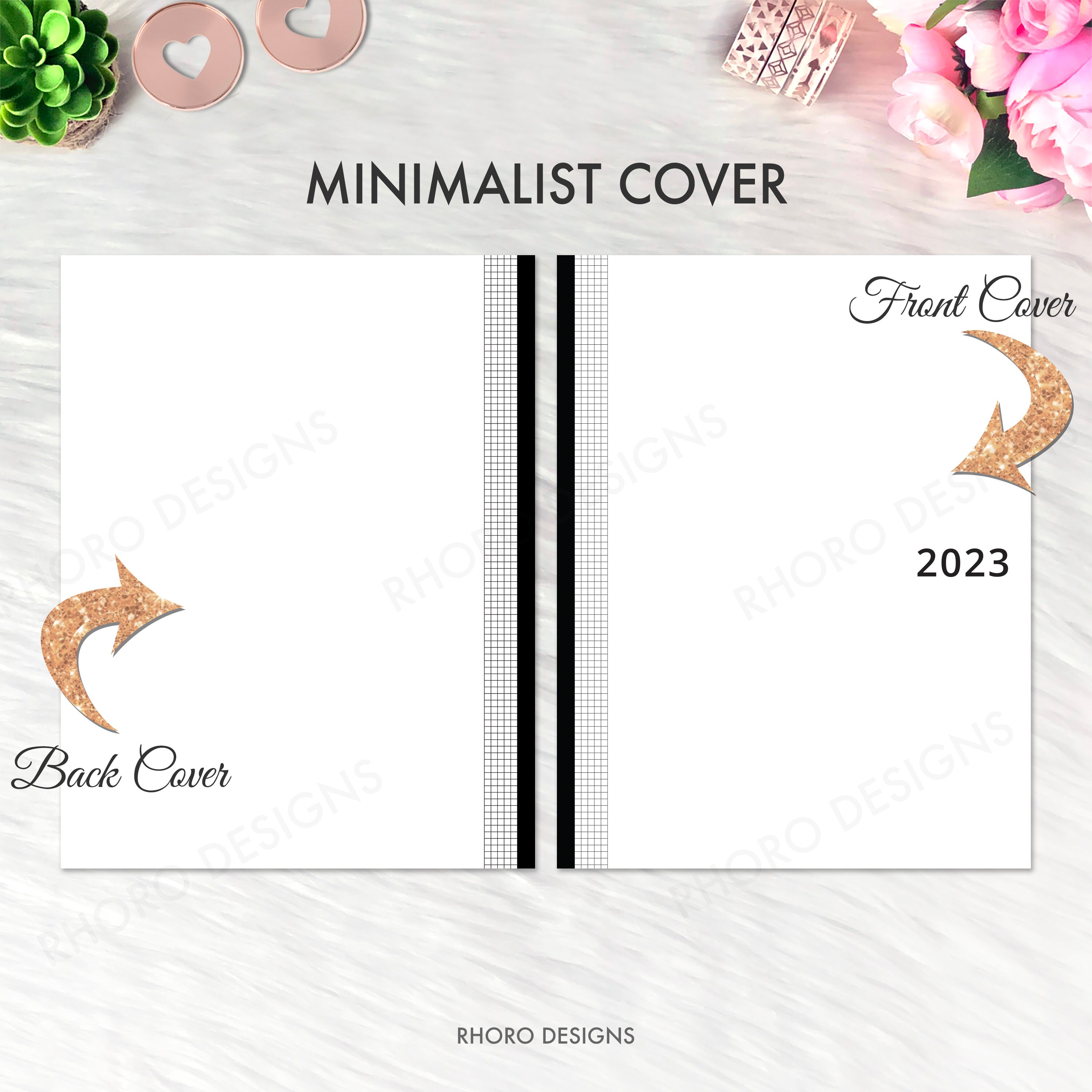 BIG HAPPY PLANNER 2023 2024 Printable Insert Monthly Calendar Etsy