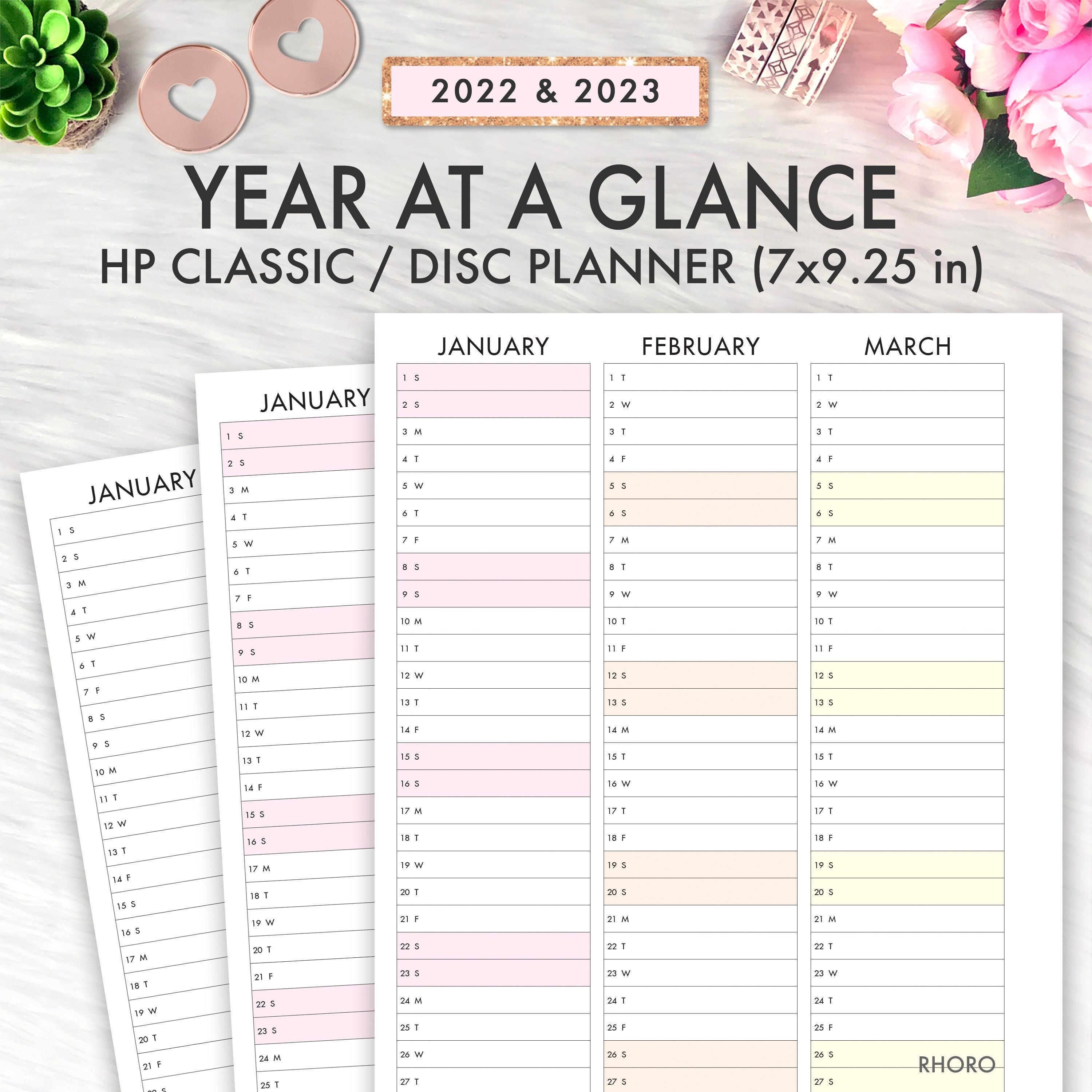 Yearly Tracker Insert For Classic Happy Planner Classic HP Insert yearly-tracker-insert-for-classic-happy-planner-classic-hp-insert