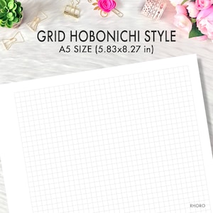 A5 Planner Inserts Printable, Hobonichi Style Bundle, Monthly Weekly ...