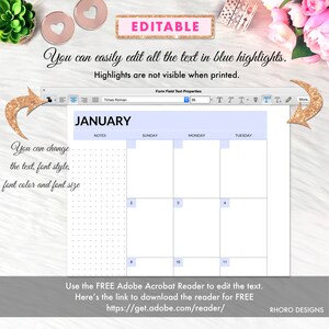 EDITABLE Mini Happy Planner Inserts Happy Planner Printable | Etsy