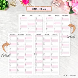 B6 Slim Printable Inserts, B6 Slim Inserts, B6 Slim Printable, B6 Slim ...