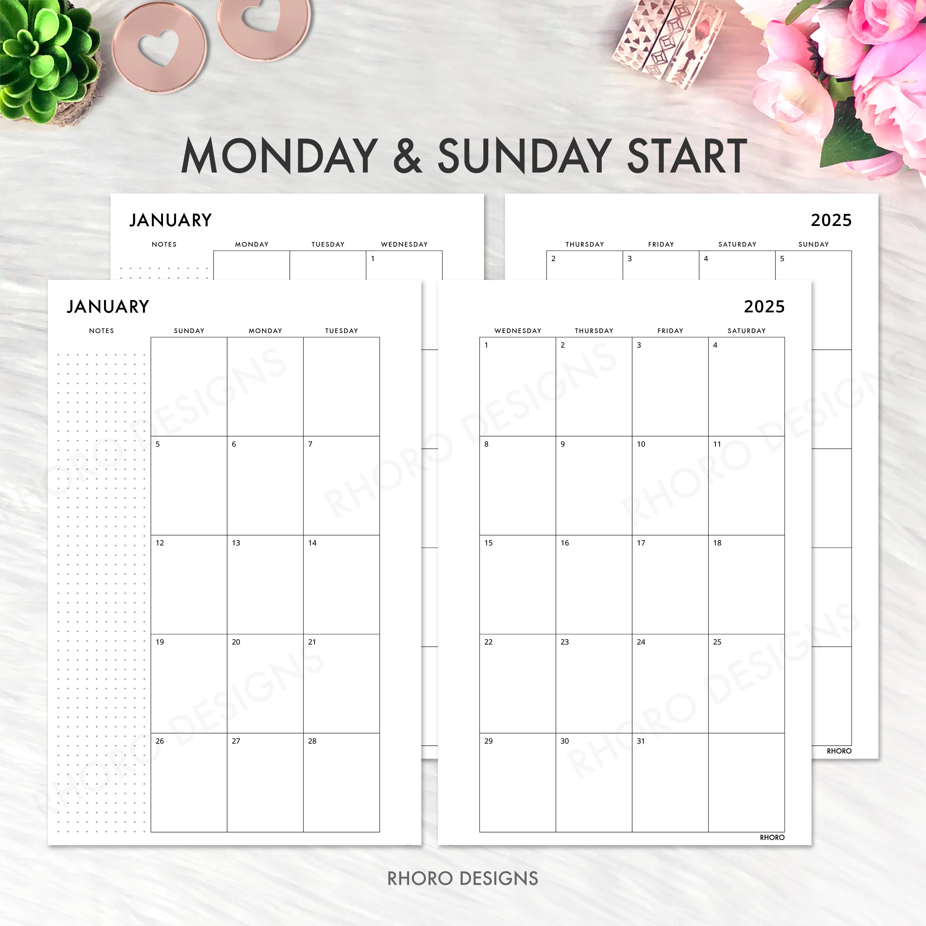 2025 2026 MINI Happy Planner Refill, Happy Planner Printable Inserts ...