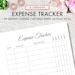 SKINNY CLASSIC Happy Planner Printable Inserts, Expense Tracker, Happy ...