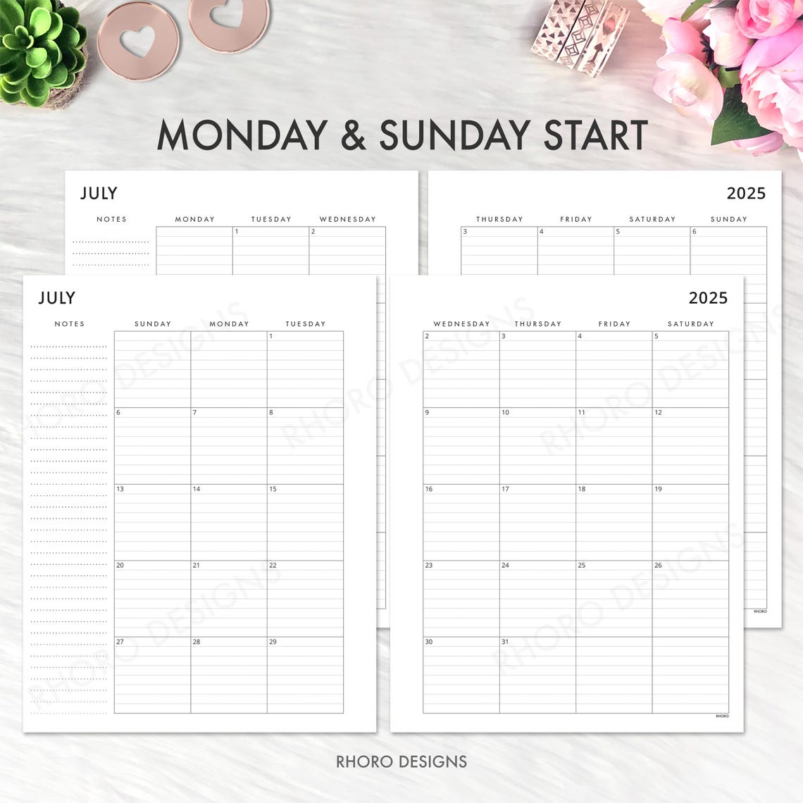 BIG HAPPY PLANNER 2025 2026 Printable Insert, Teacher Student School ...