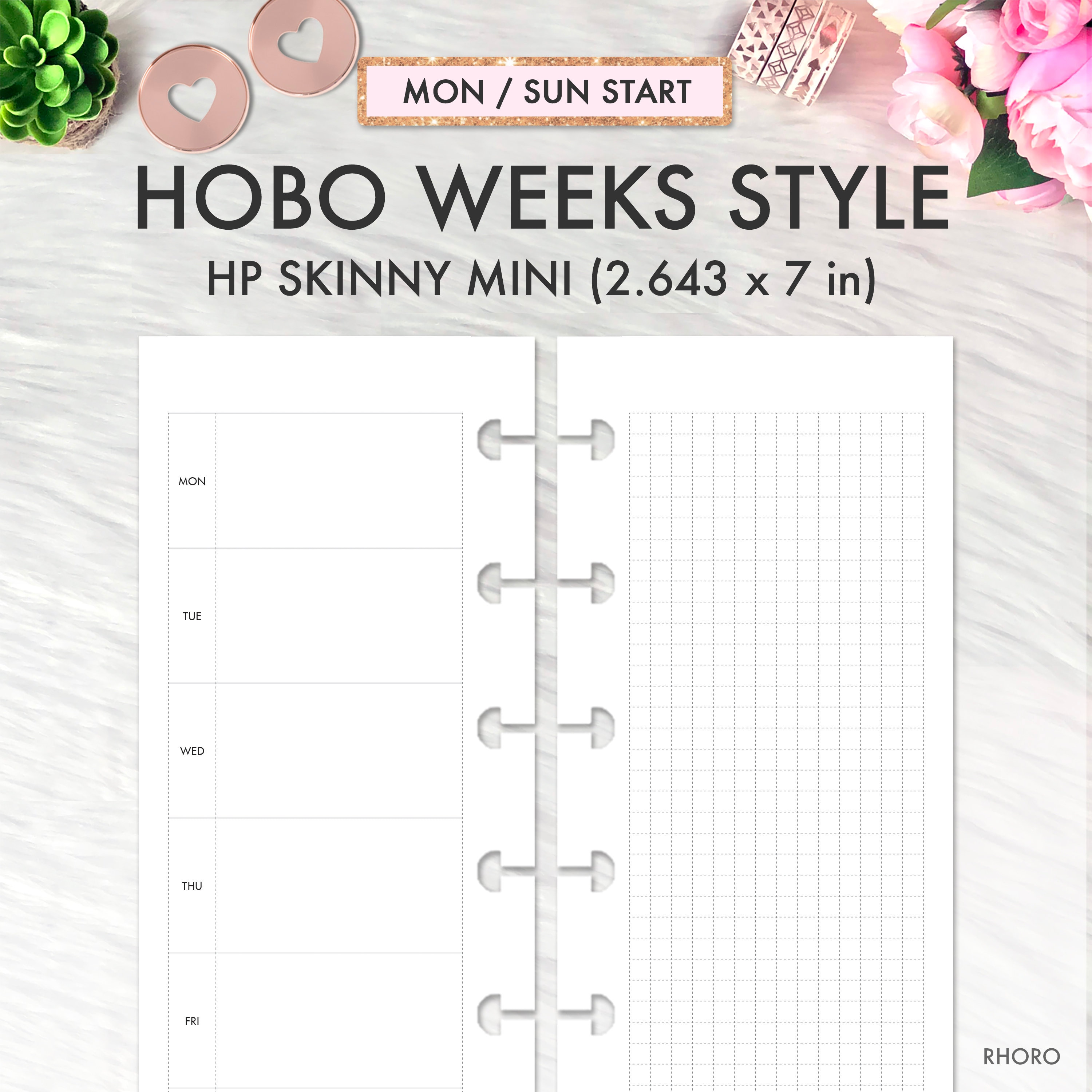 Mini Happy Planner Meal Planner