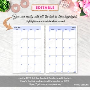 EDITABLE Mini Happy Planner Inserts, Happy Planner Printable Inserts ...