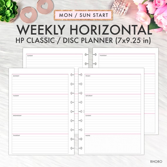 Calendars & Planners Paper Discbound Agenda Filler Paper Vertical