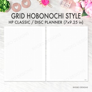 CLASSIC HAPPY PLANNER Printable Insert, Hobonichi Weeks Grid Style ...