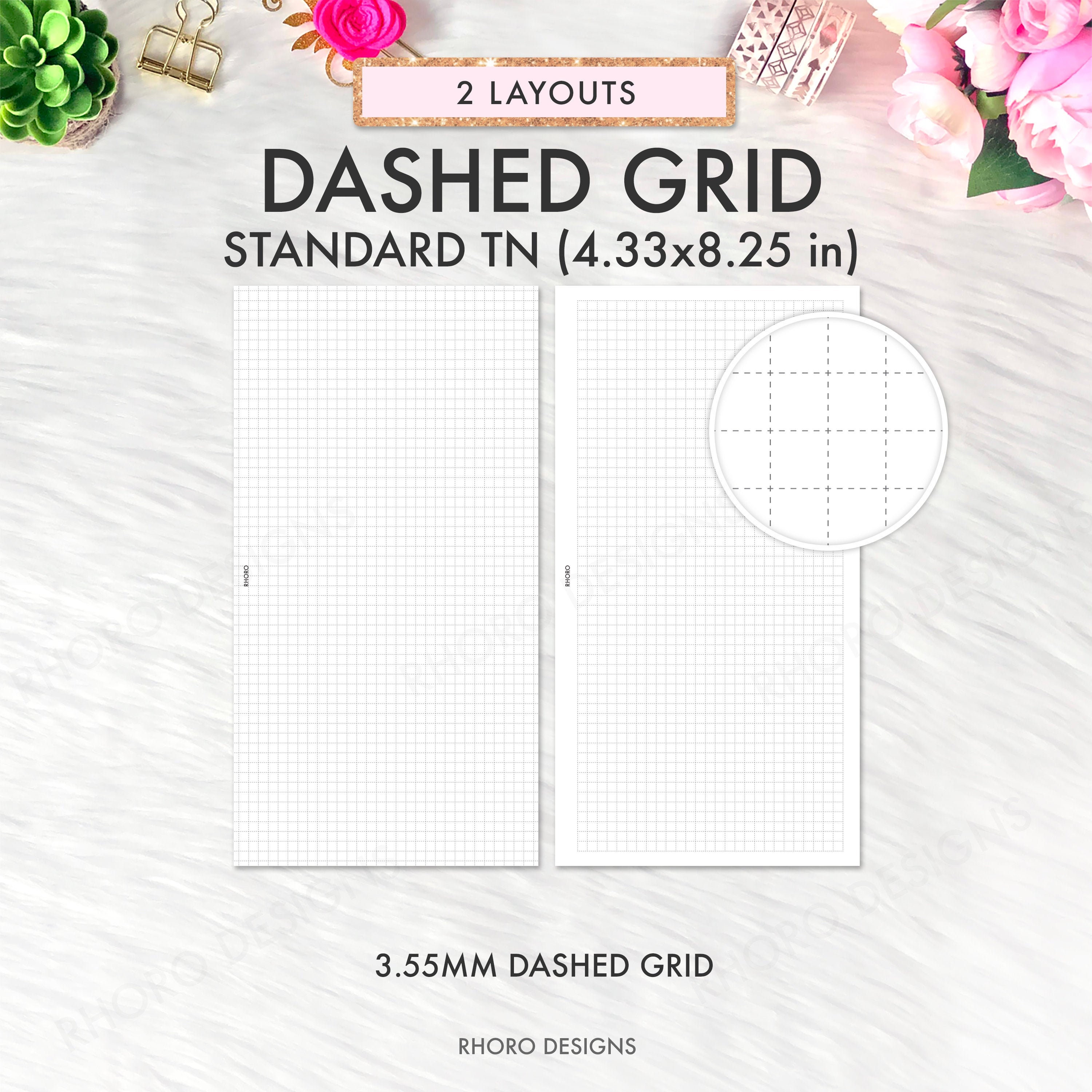 Standard TN Printable Insert, Regular TN, Midori TN, Travelers Notebook ...
